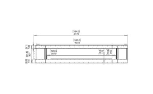 Flex 158RC.BX2 Right Corner Fireplace Insert - ExpertFires