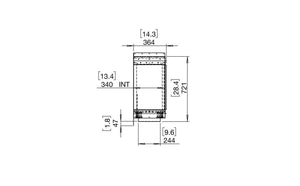 EcoSmart Flex 18LC Left Corner Fireplace Insert