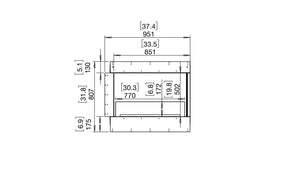EcoSmart Flex 32RC Right Corner Fireplace Insert - ExpertFires