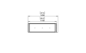 EcoSmart Flex 42LC Left Corner Fireplace Insert