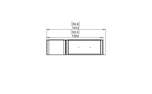 EcoSmart Flex 50LC.BXL Left Corner Fireplace Insert