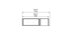 EcoSmart Flex 50LC.BXR Left Corner Fireplace Insert