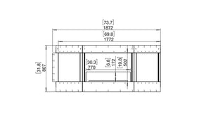 EcoSmart Flex 68RC.BX2 Right Corner Fireplace Insert - ExpertFires