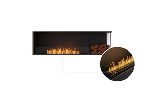 Flex 68RC.BXR Right Corner Fireplace Insert - ExpertFires