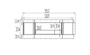EcoSmart Flex 78LC.BX2 Left Corner Fireplace Insert - ExpertFires