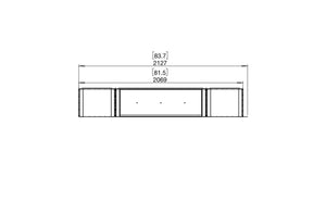 EcoSmart Flex 78LC.BX2 Left Corner Fireplace Insert - ExpertFires