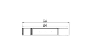 EcoSmart Flex 86LC.BX2 Left Corner Fireplace Insert - ExpertFires