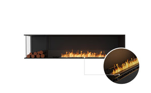 EcoSmart Flex 86LC.BXL Left Corner Fireplace Insert - ExpertFires