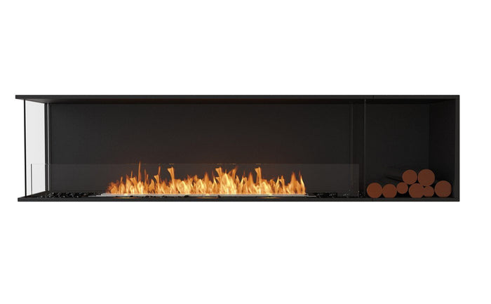 EcoSmart Flex 86LC.BXR Left Corner Fireplace Insert