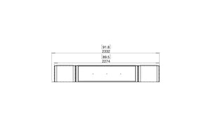 Flex 86RC.BX2 Right Corner Fireplace Insert - ExpertFires