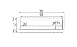EcoSmart Flex 86SS Single Sided Fireplace Insert