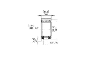 EcoSmart Flex 60LC.BXL Left Corner Fireplace Insert
