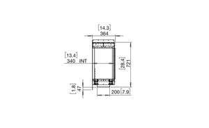 Flex 68RC.BXL Right Corner Fireplace Insert - ExpertFires
