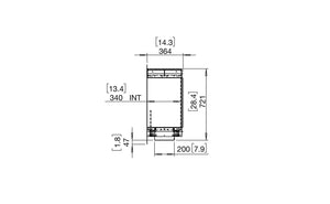 EcoSmart Flex 122SS Single Sided Fireplace Insert