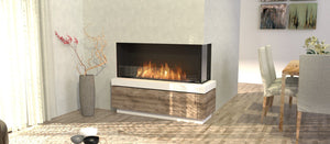 Flex 50RC Right Corner Fireplace Insert - ExpertFires