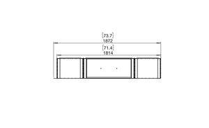 EcoSmart Flex 68RC.BX2 Right Corner Fireplace Insert - ExpertFires