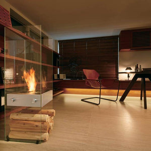 Ghost Bioethanol Glass Freestanding Fireplace EcoSmart Fire - ExpertFires