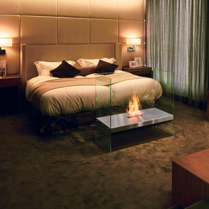 Igloo Bioethanol Glass Freestanding Fireplace EcoSmart Fire - ExpertFires