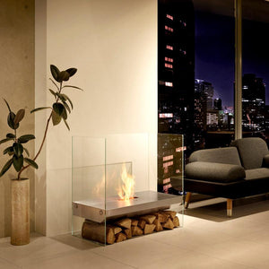 Igloo Bioethanol Glass Freestanding Fireplace EcoSmart Fire - ExpertFires