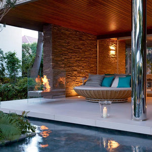 Igloo Bioethanol Glass Freestanding Fireplace EcoSmart Fire - ExpertFires