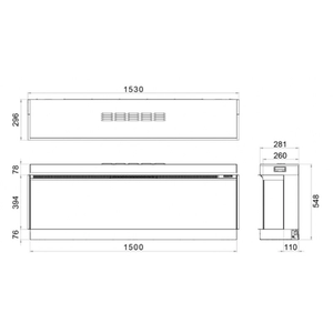 Vision Futura VF1500 Built-In Electric Fire