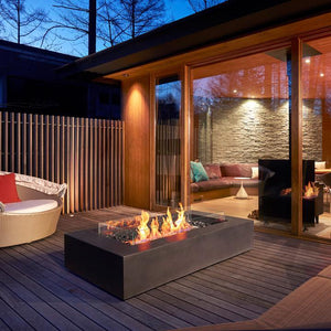 Wharf 65 Bio-Ethanol Fire Pit Table EcoSmart Fire - ExpertFires